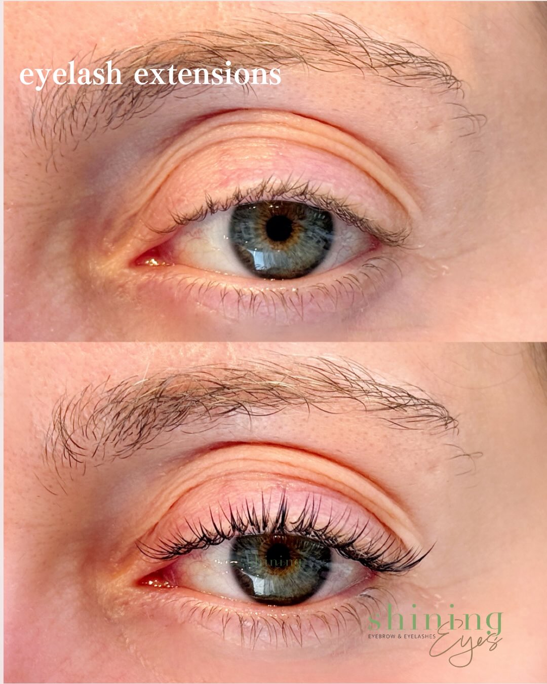 Extensions and lash lifts that